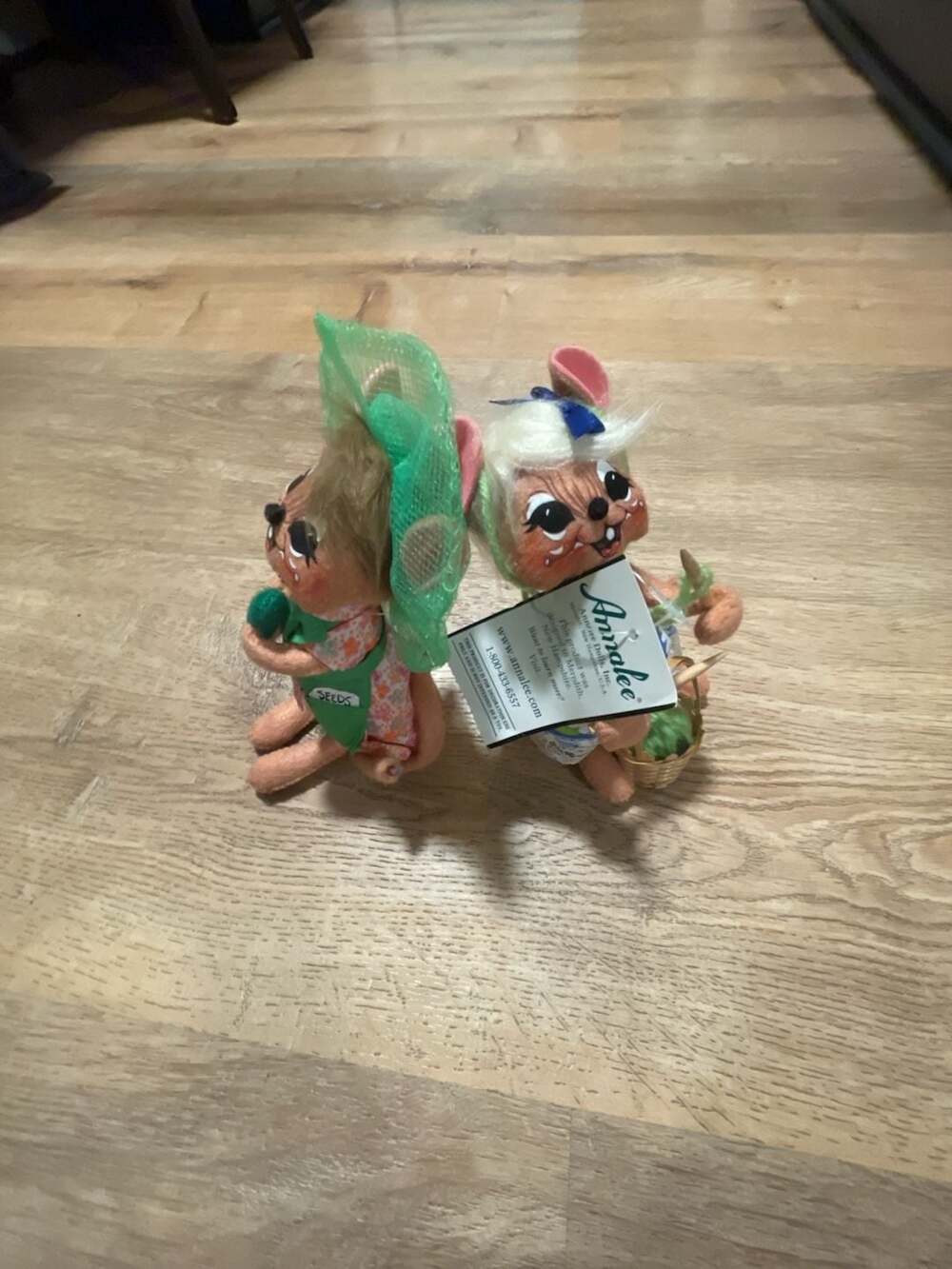 Annalee Green Thumb Mouse Size 6 Inch Felt Doll